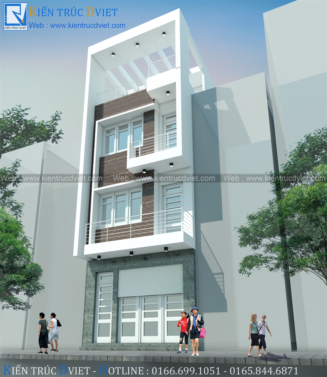 Tư vấn mẫu nhà phố 2 tầng 5x10m tối ưu công năng